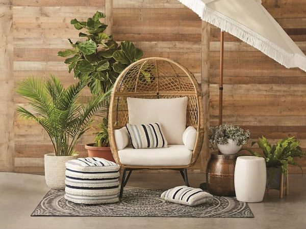 Better Homes and Gardens Ventura Boho Stationary Outdoor Wicker Egg Chair only $147 shipped (Reg. $297!)