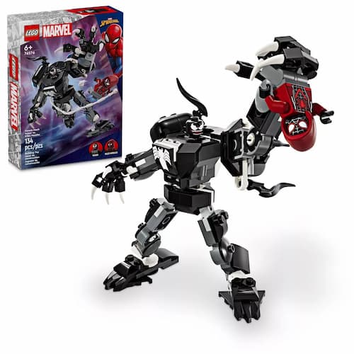 LEGO Marvel Venom Mech Armor vs. Miles Morales deal