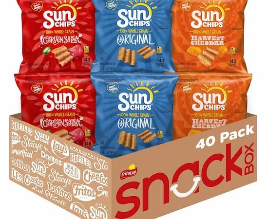 SunChips Multigrain Chips 40-Count Variety Pack only $13.40 shipped! {Prime Day Deal}