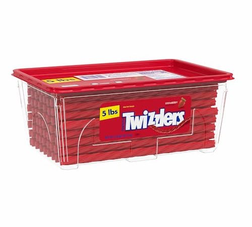 Twizzlers Twists Strawberry Flavored Licorice 5lb Tub only $6.98 shipped!