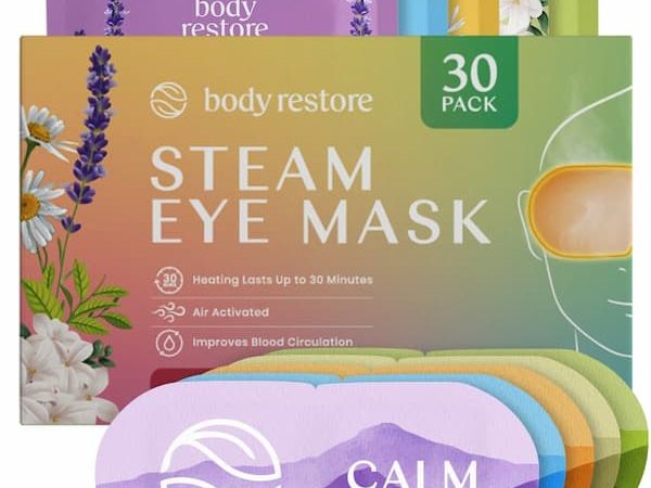 Body Restore Self Heating Warm Compress Eye Mask 30-Pack only $9.49 shipped!