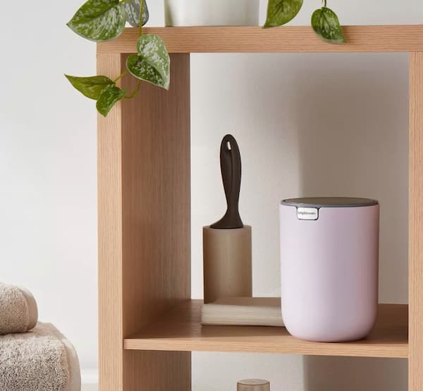 Small Stainless Desktop Wastebasket deal