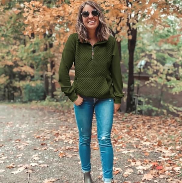 Quilted Women's Pullover deal