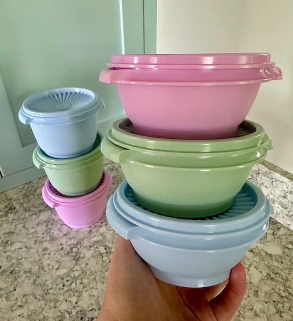 Tupperware Heritage Round Mini Storage Bowl Set deal