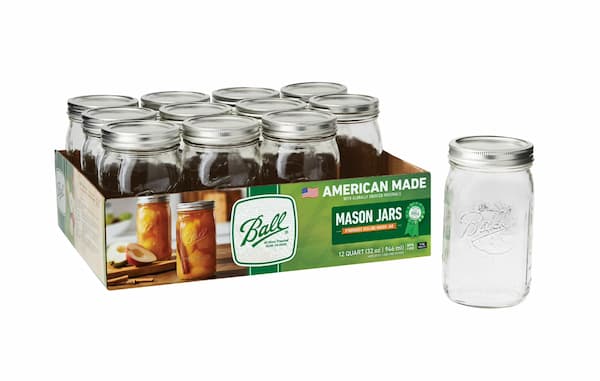 Ball 32 oz Mason Jars Wide Mouth 12pk deal