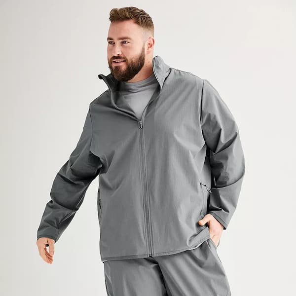 Big & Tall Tek Gear Lightweight Full-Zip Jacket deal