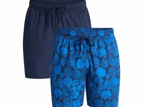 Men’s Swim Trunks 2-Pack only $5.20!