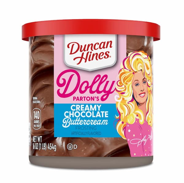 Duncan Hines Dolly Parton's Favorite Chocolate Buttercream Flavored Cake Frosting