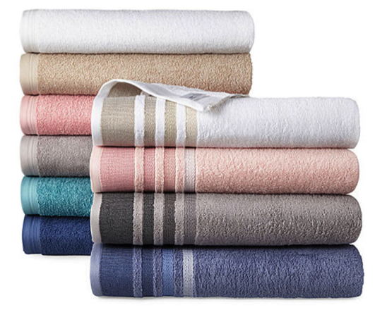 Home Expressions Solid or Stripe Bath Towels just $3.49, plus more!