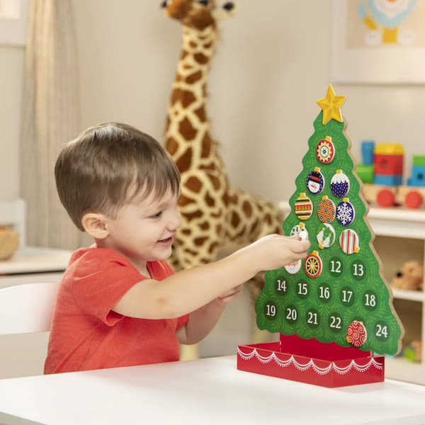 Melissa & Doug Countdown to Christmas Wooden Advent Calendar deal