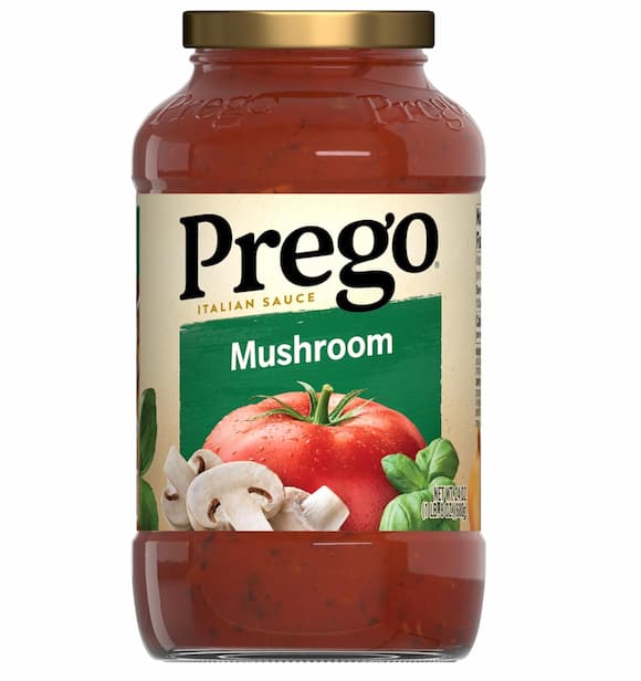 Prego Mushroom Pasta Sauce, 24 oz Jar