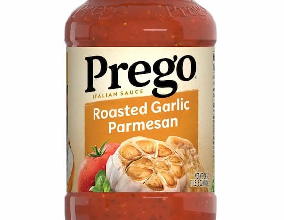 Prego Roasted Garlic & Parmesan Cheese Pasta Sauce only $1.04 shipped!