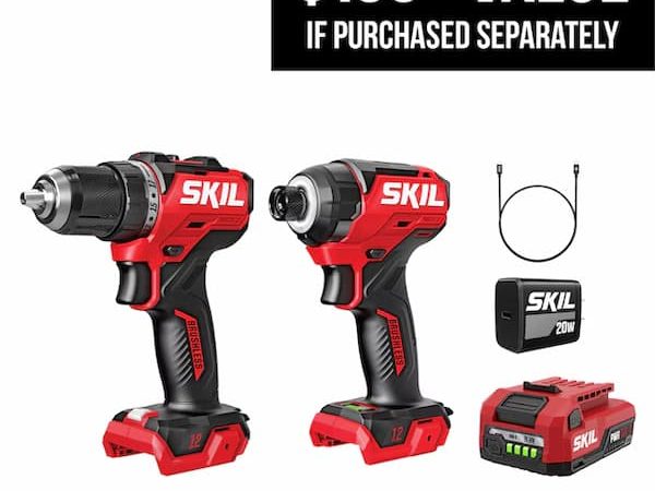 *HOT* SKIL 12-Volt Brushless Drill Driver + Impact Driver 2-Tool Set only $49 shipped (Reg. $99) {Today Only}