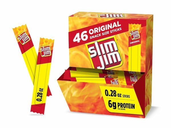 Slim Jim Original Snack Size Sticks (46 count) only $8.93 shipped!