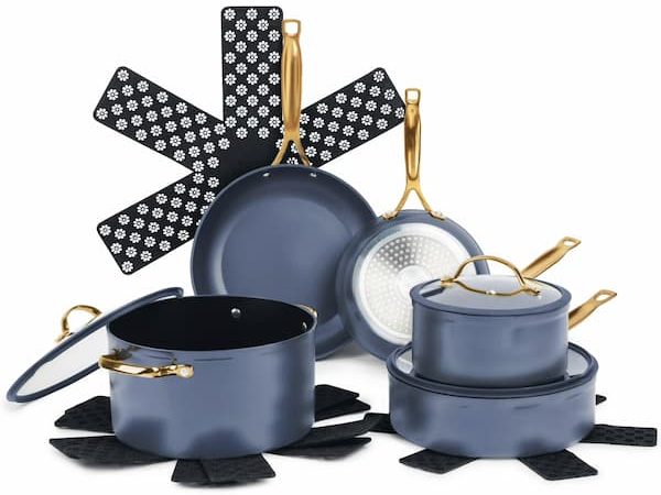 Thyme & Table 12-Piece Non-Stick Cookware Set only $49 shipped!