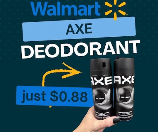 *HOT* AXE Deodorant Spray only $0.88 after Cash Back!