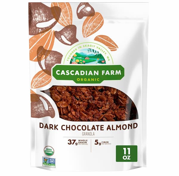 Cascadian Farm Organic Granola Dark Chocolate Almond