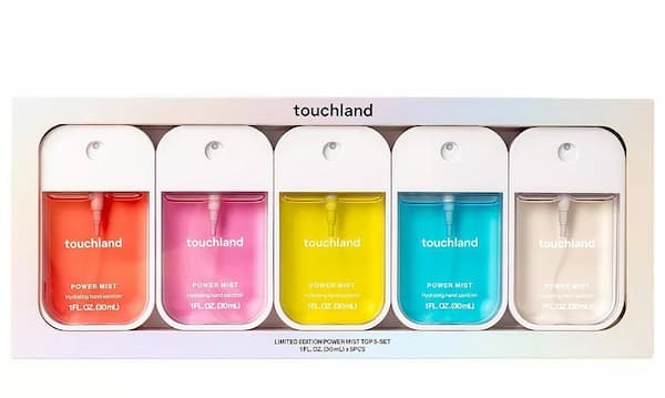 Touchland Limited Edition Power Mist Hydrating Hand Sanitizer Top 5-Set deal